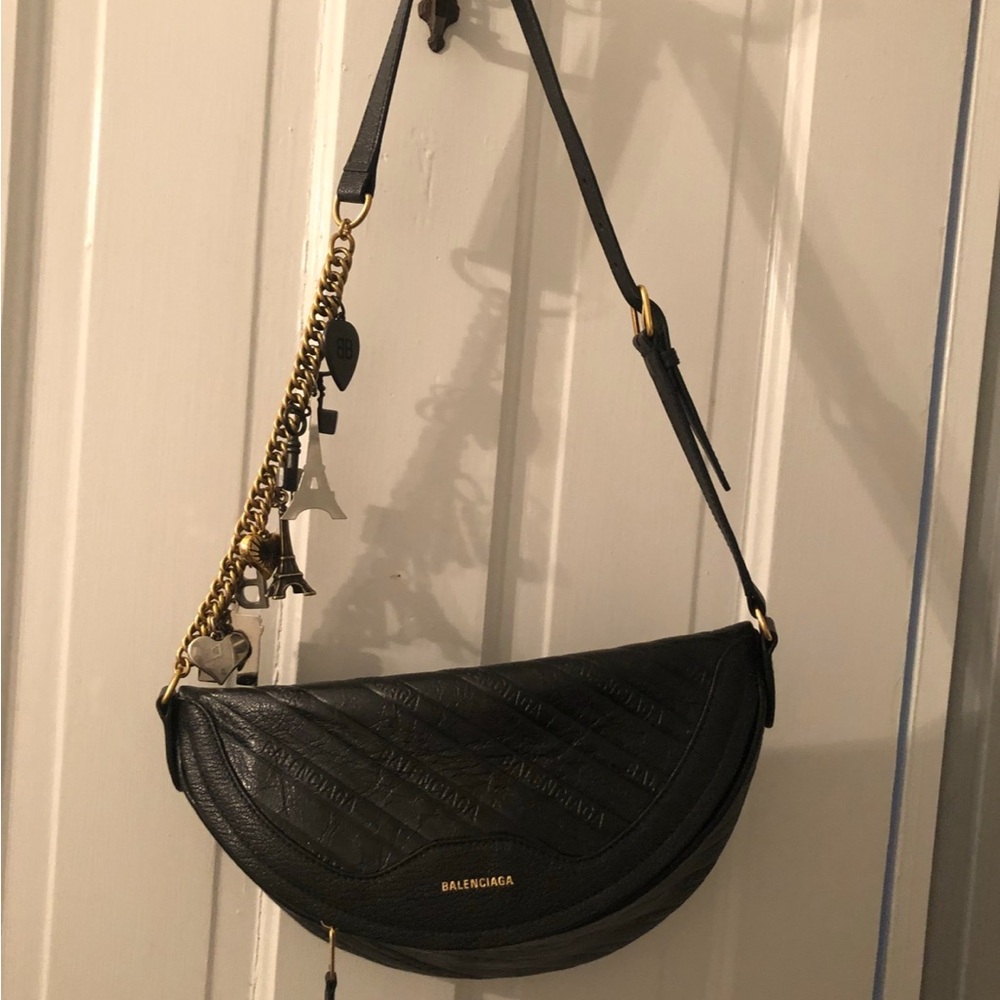 Balenciaga belt bag with charms